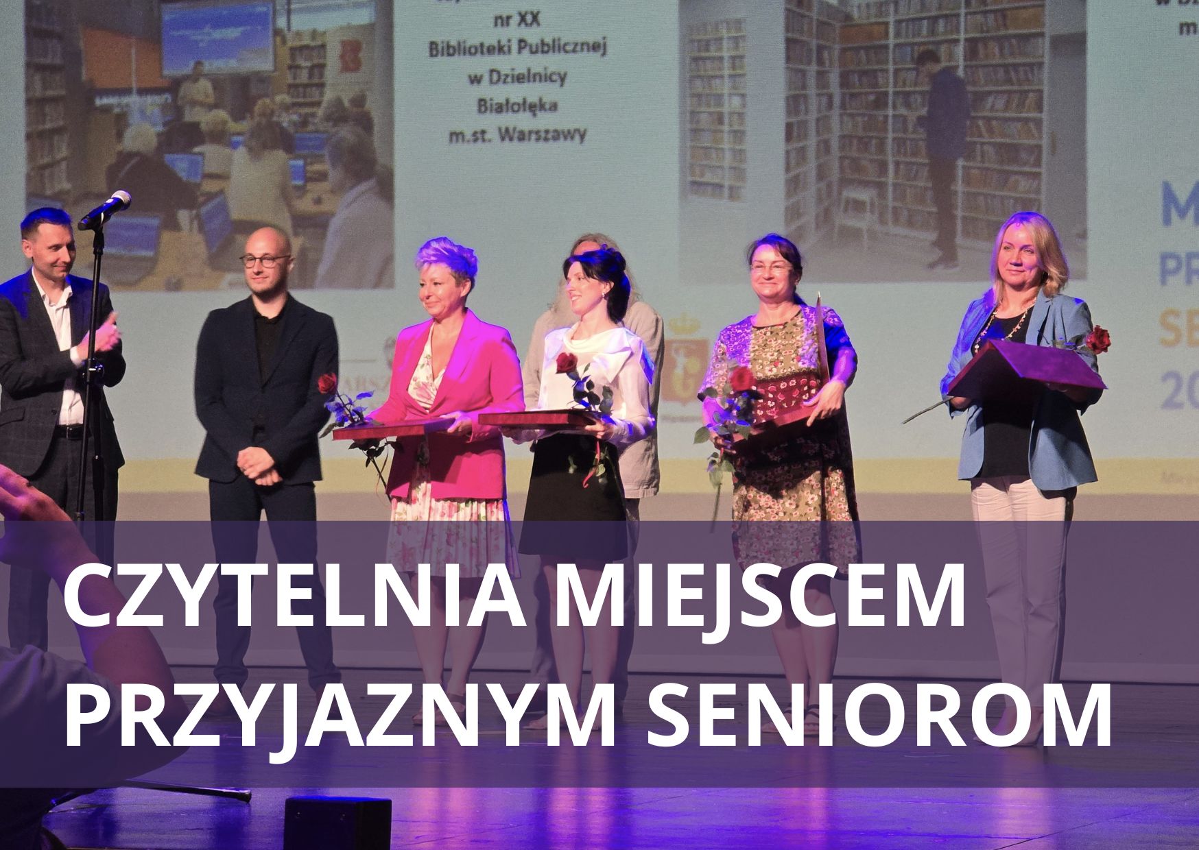 Read more about the article Czytelnia miejscem przyjaznym seniorom!