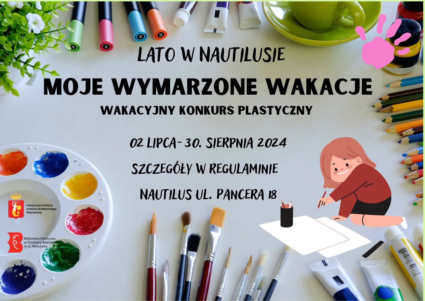Read more about the article Konkurs plastyczny w Nautilusie „Moje wymarzone wakacje”