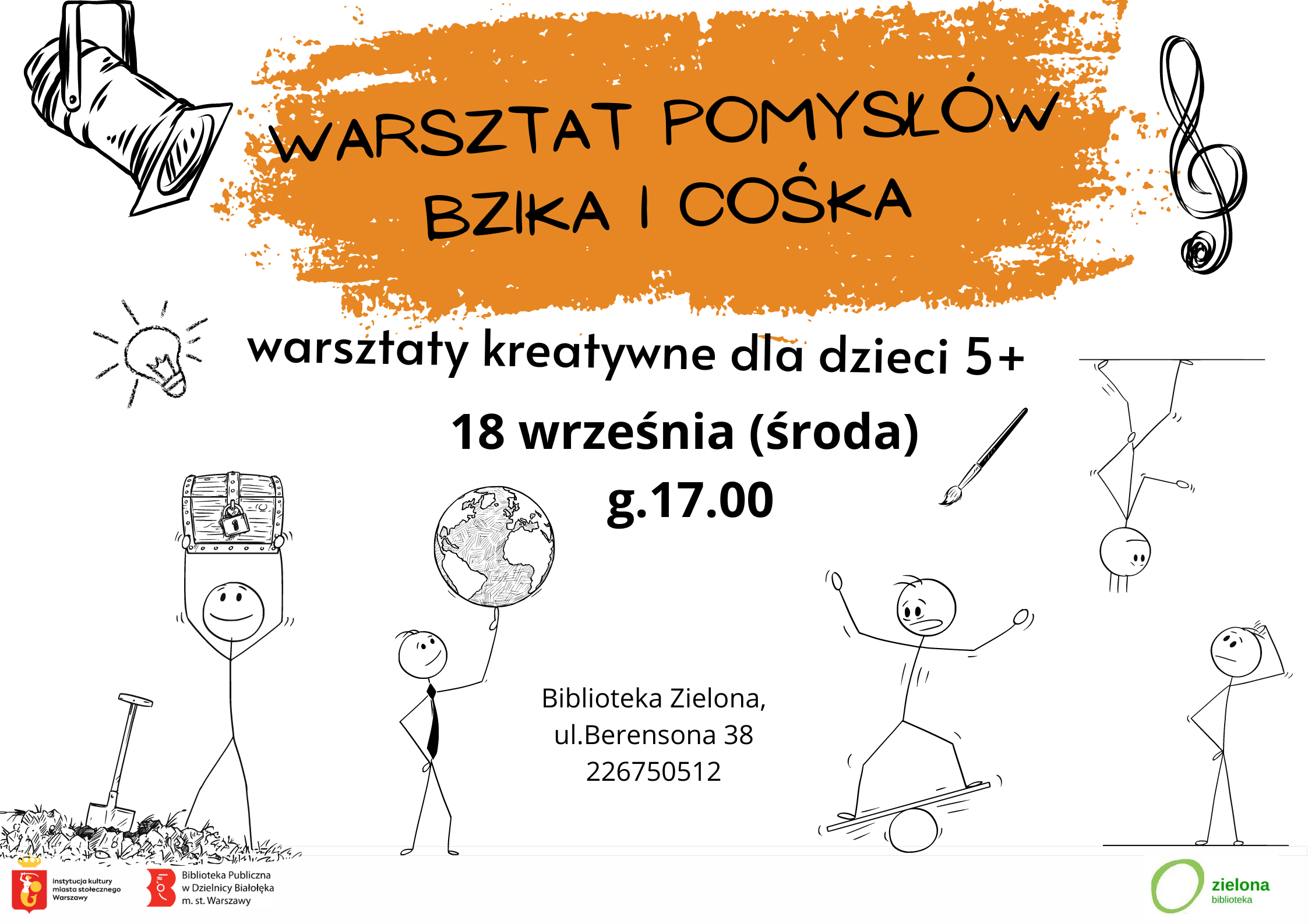 Read more about the article Uwaga! Nowe warsztaty dla dzieci w Bibliotece Zielonej!