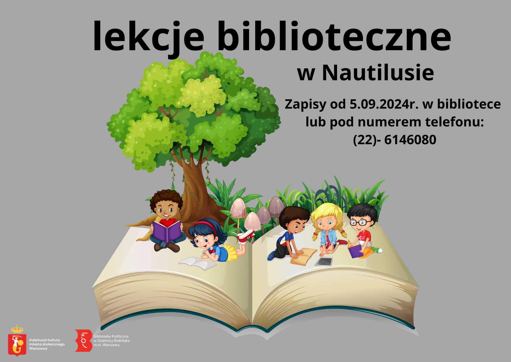 Read more about the article Zapisy na lekcje biblioteczne w Nautilusie