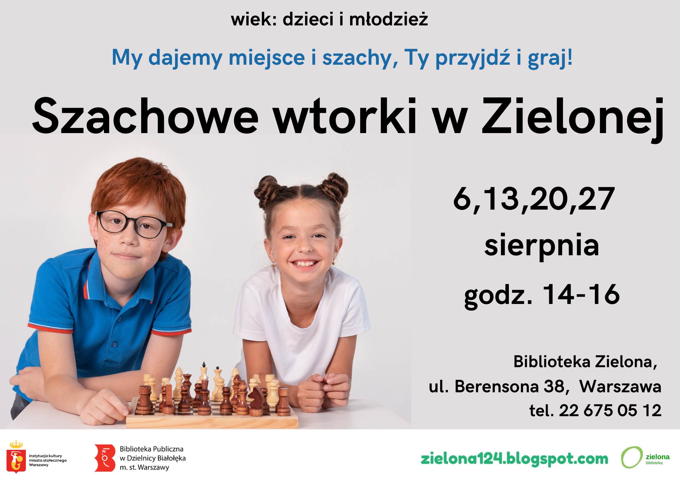 Read more about the article Szachowe wtorki w Zielonej!