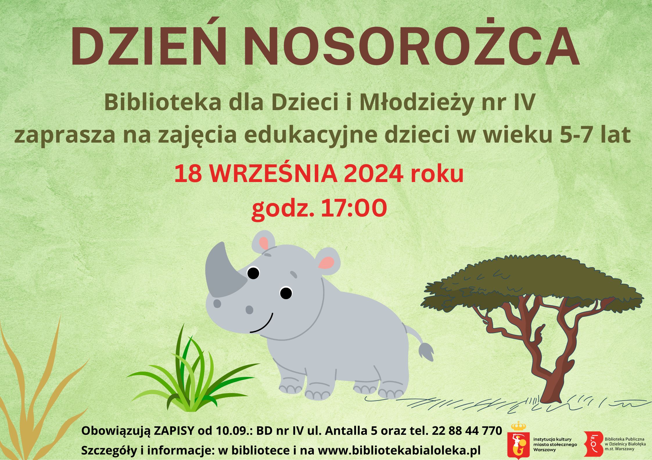 Read more about the article Dzień Nosorożca w Czwórce!