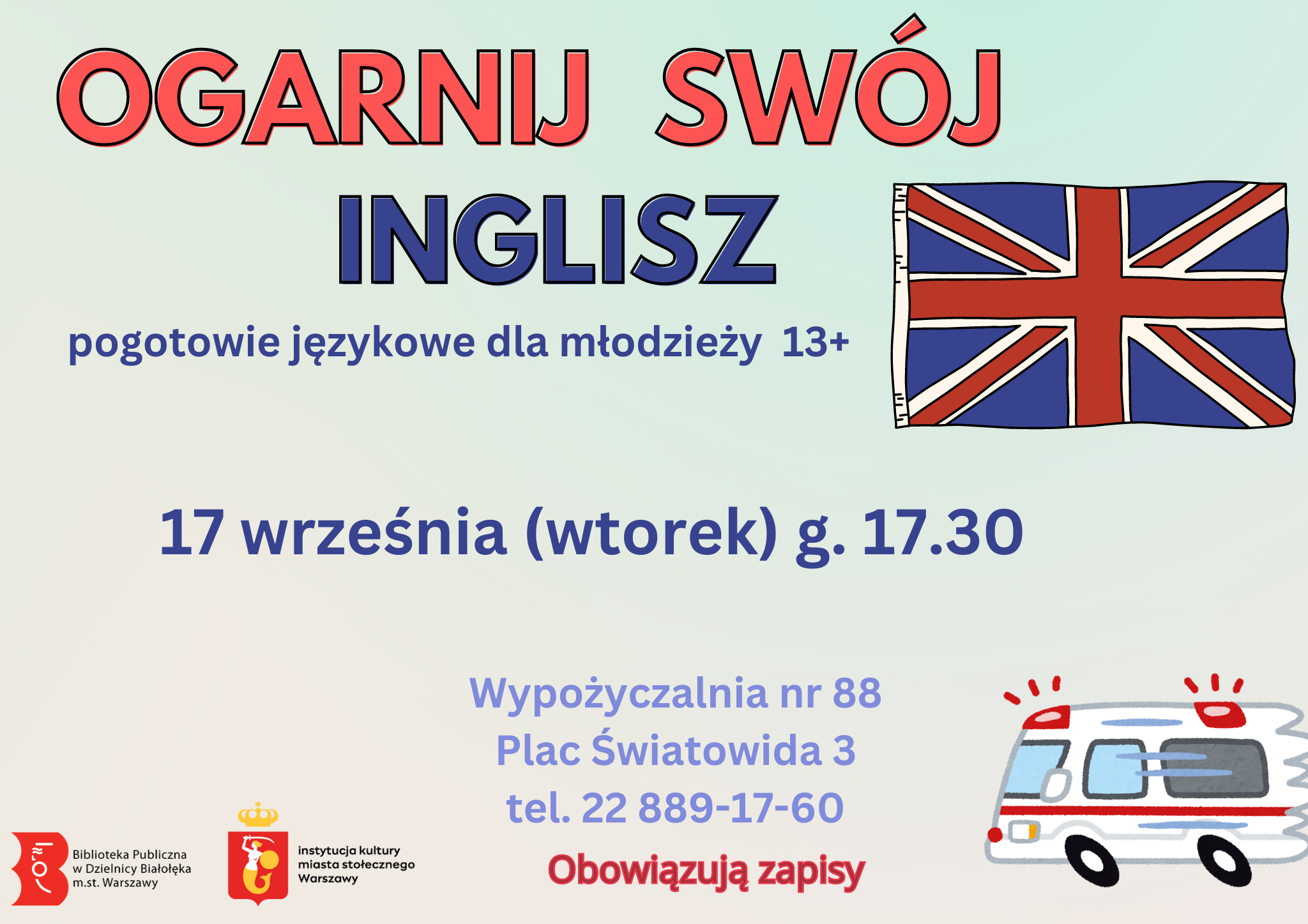 Read more about the article Ogarnij Swój Inglisz – pogotowie językowe