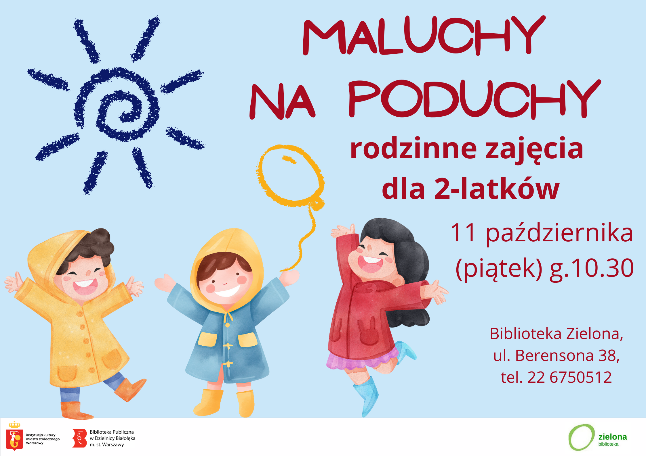 Read more about the article Maluchy na poduchy w Bibliotece Zielonej!