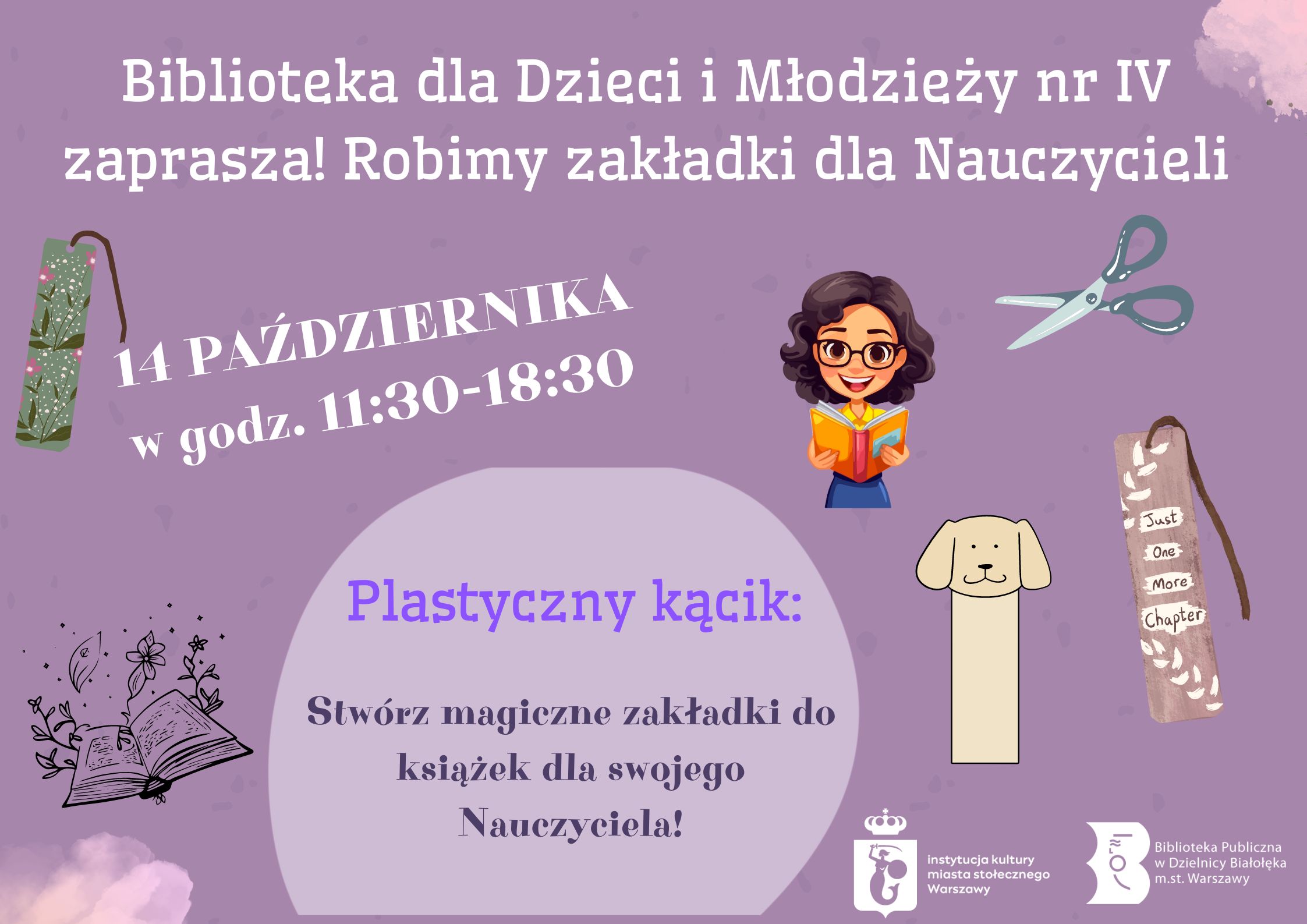 Read more about the article Biblioteka nr IV zaprasza do kącika plastycznego.