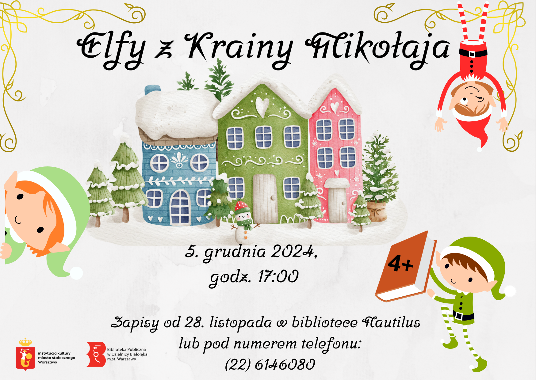 Read more about the article Warsztaty plastyczne „Elfy z Krainy Mikołaja”