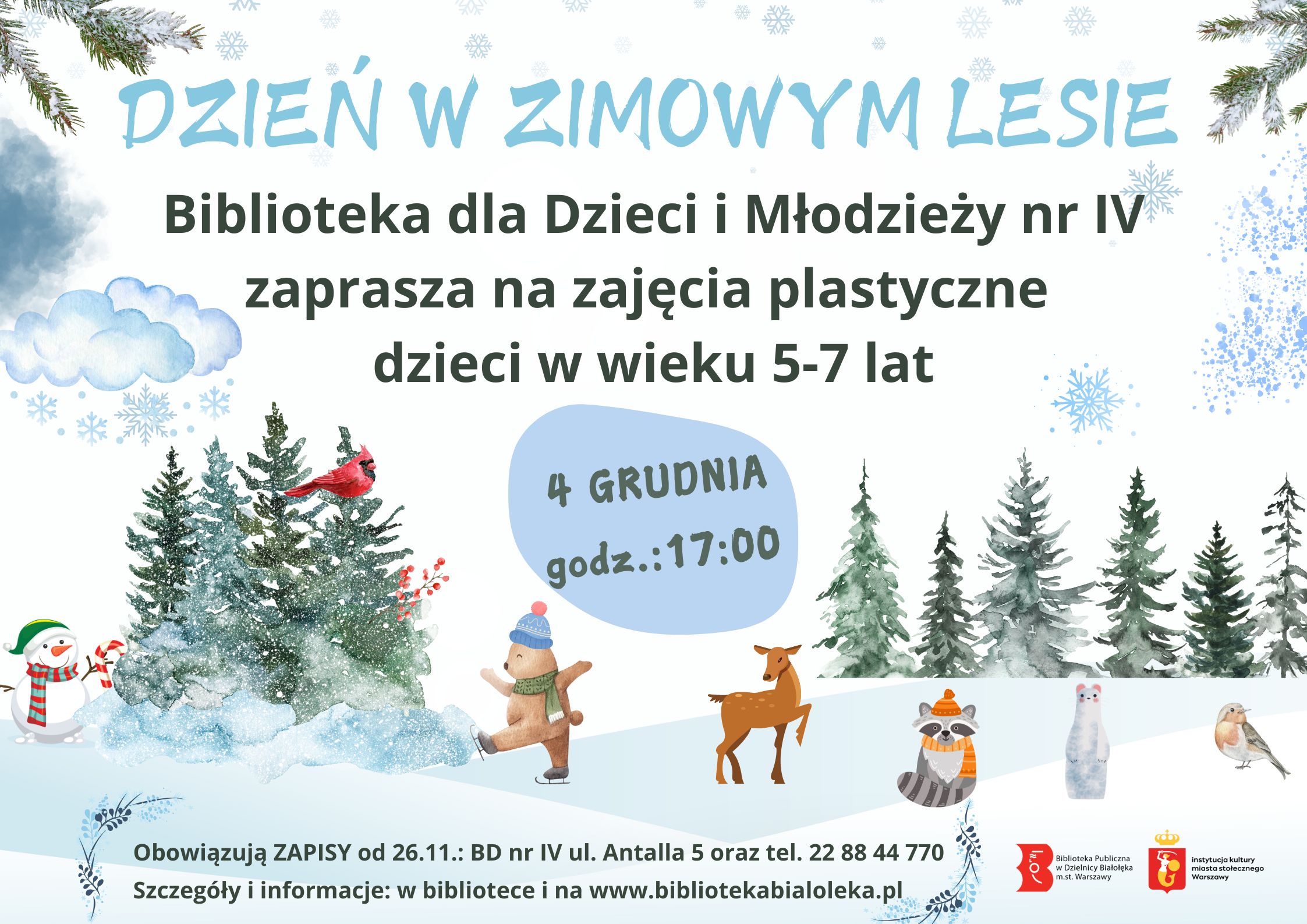 Read more about the article Dzień w zimowym lesie w BD IV
