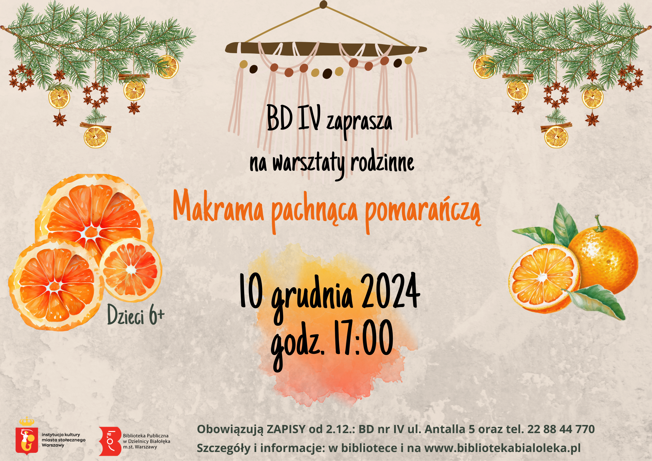 Read more about the article Makrama pachnąca pomarańczą.
