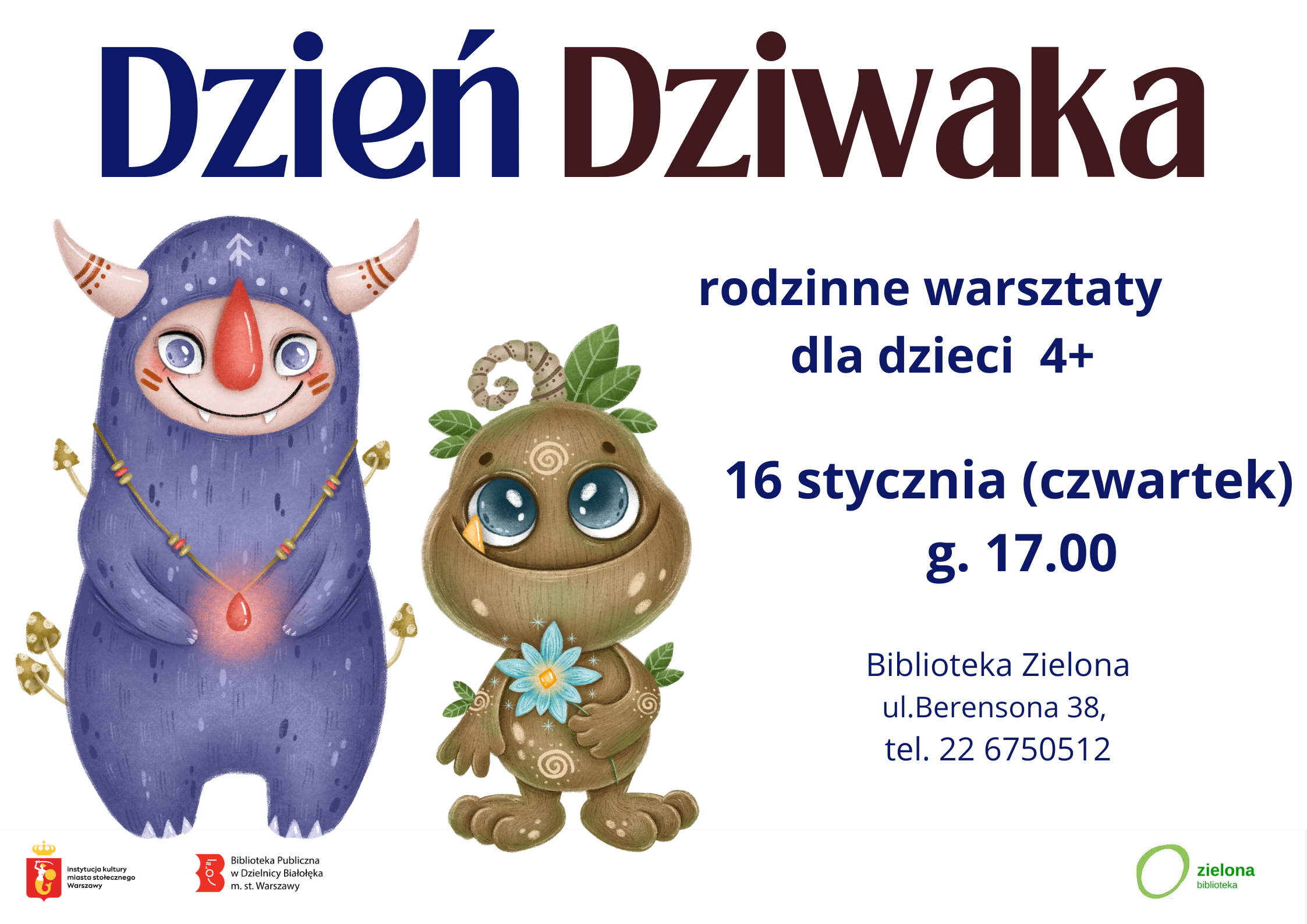 Read more about the article Dzień Dziwaka w Bibliotece Zielonej.
