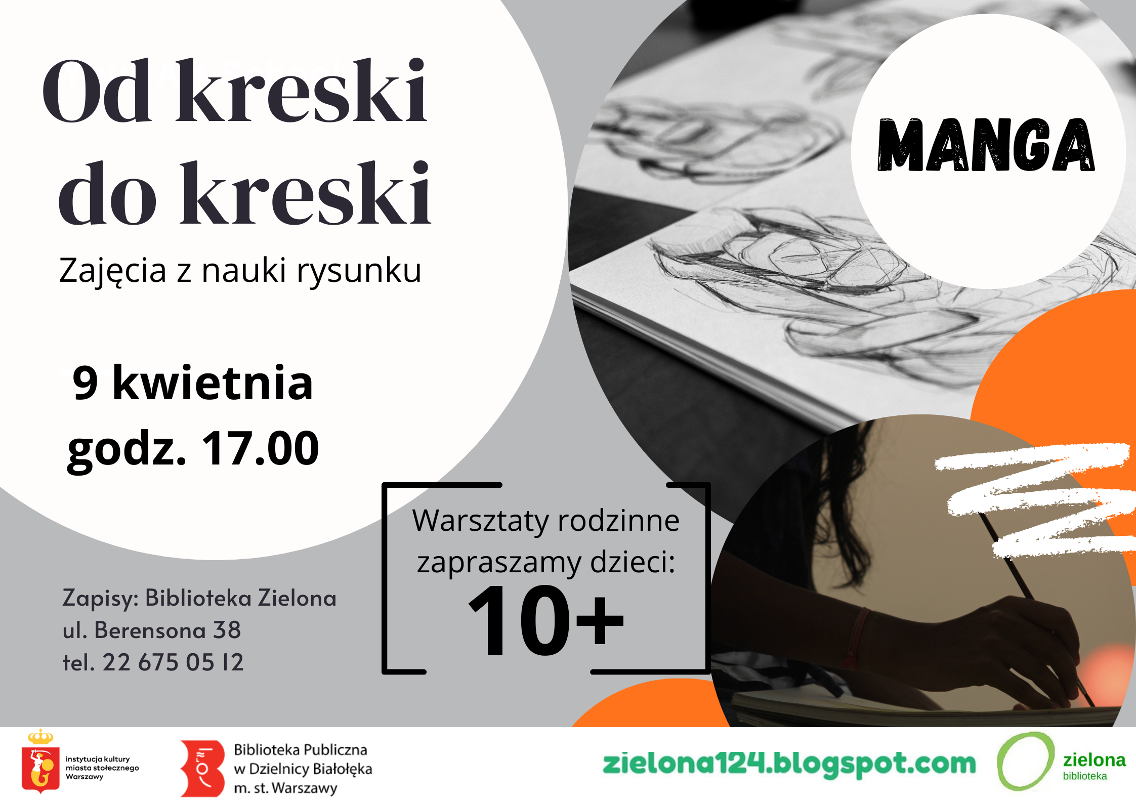 Read more about the article Nauka rysunku w Bibliotece Zielonej