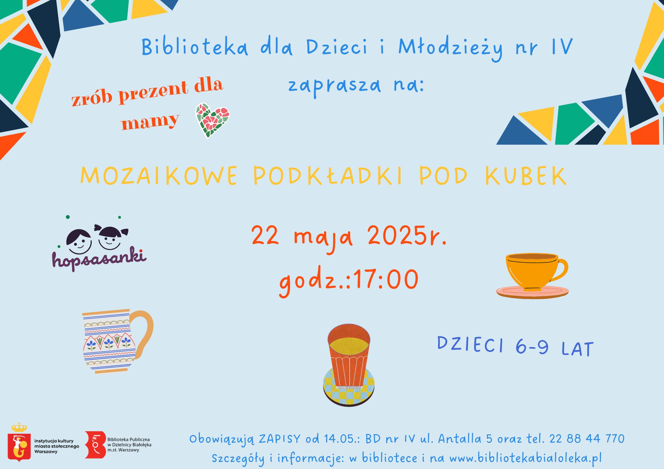 Read more about the article Mozaikowe podkładki pod kubek w BD IV