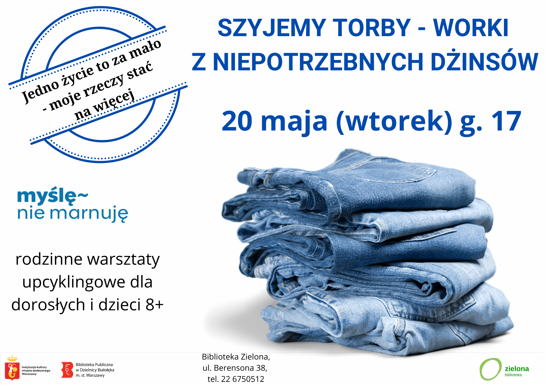 Read more about the article Szycie worków w Bibliotece Zielonej