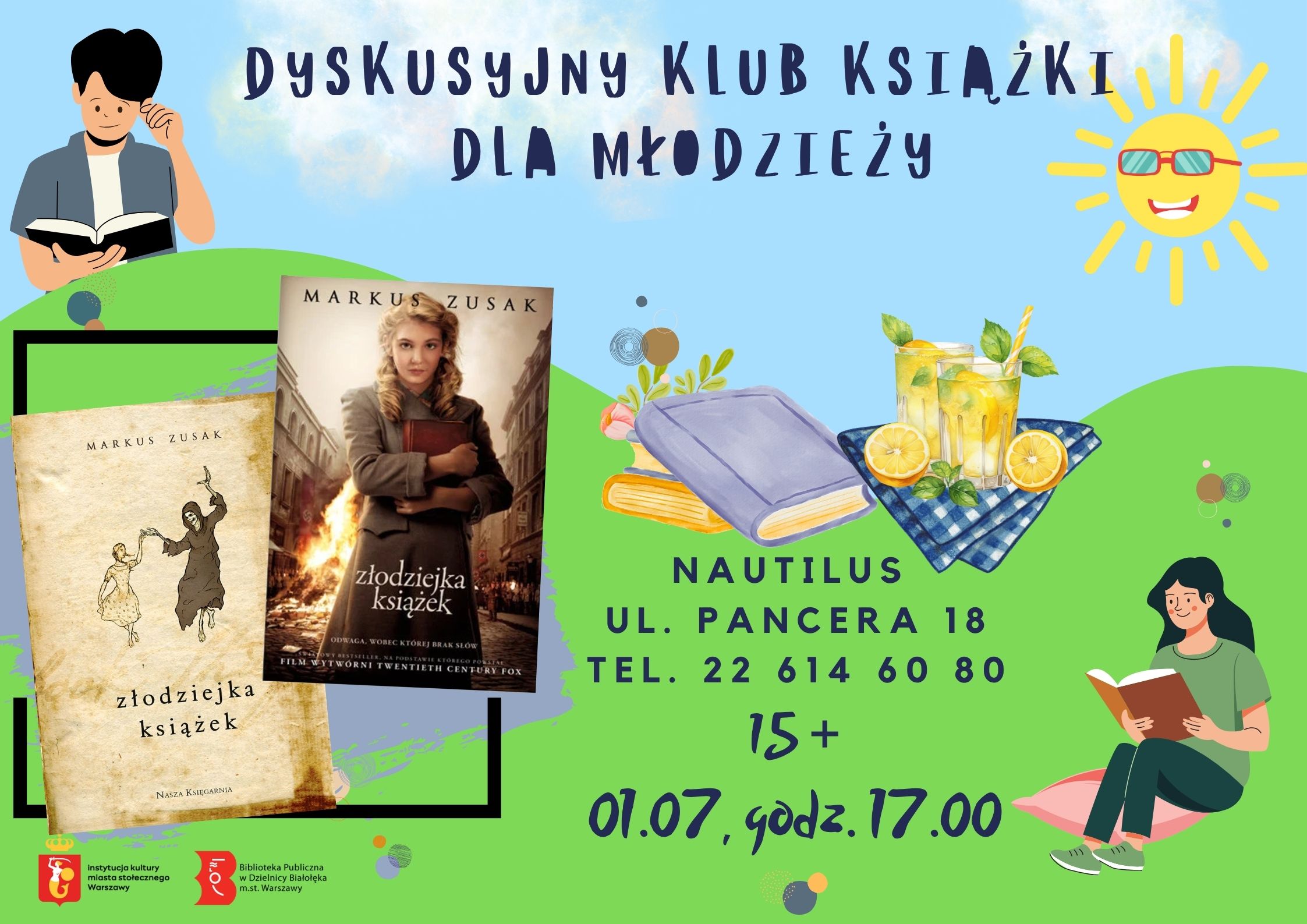 Read more about the article Dyskusyjny Klub Książki dla Młodzieży w NAUTILUSIE