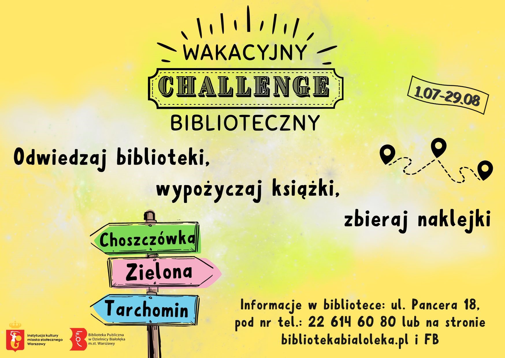 Read more about the article Wakacyjny CHALLENGE biblioteczny!!