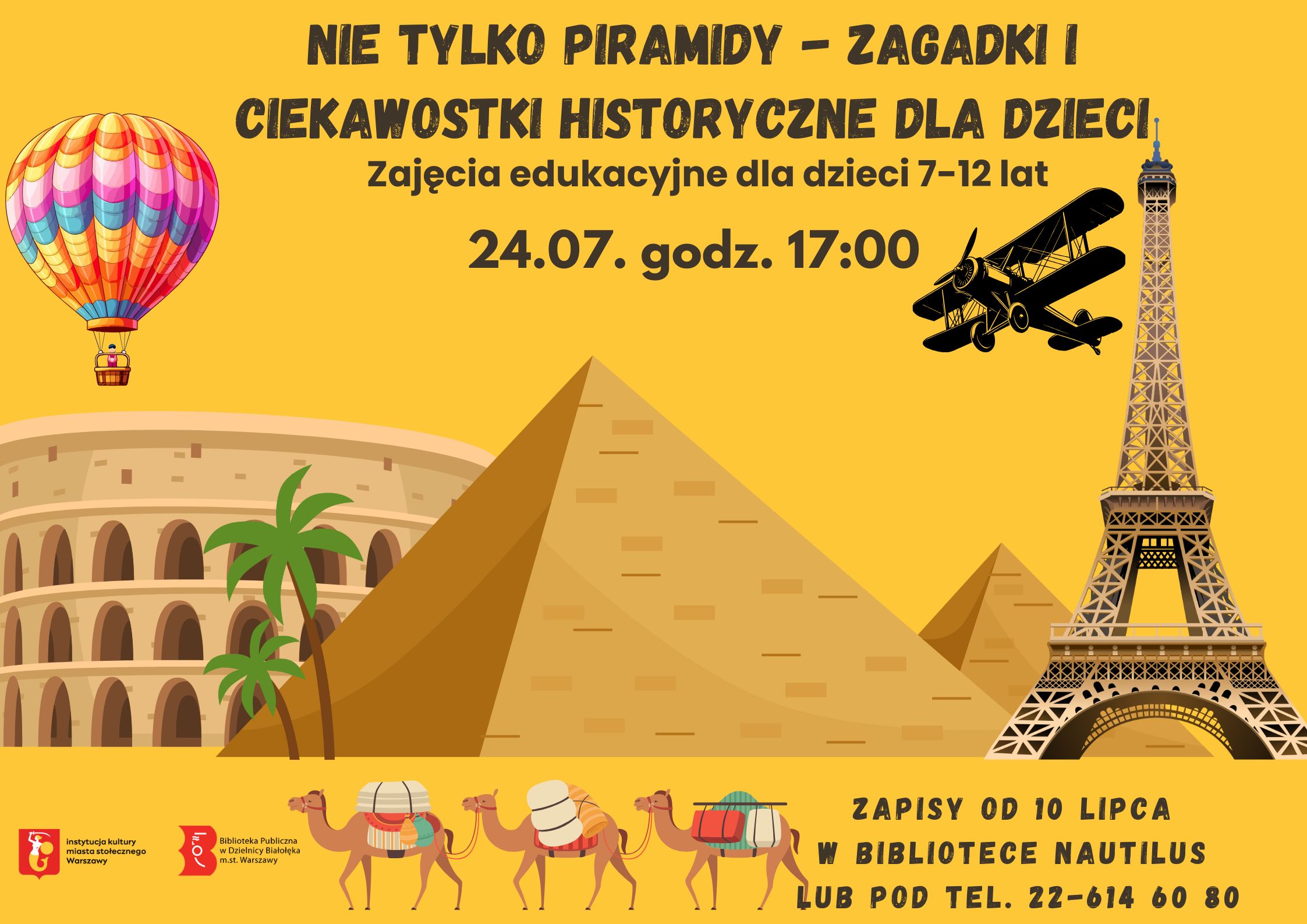 Read more about the article „Nie tylko piramidy – Zagadki i ciekawostki historyczne dla dzieci”.