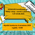Konkurs na komiks pt.: Mały i duży – scenki z podróży w Nautilusie