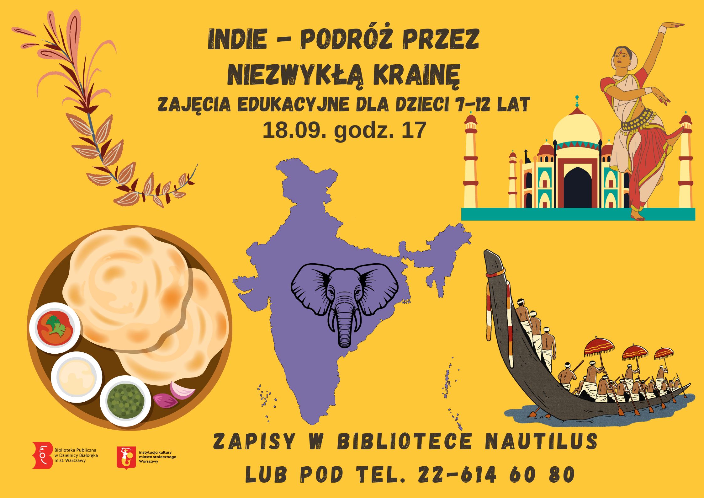 Read more about the article Zajęcia edukacyjne „Indie – Podróż przez niezwykłą krainę”.