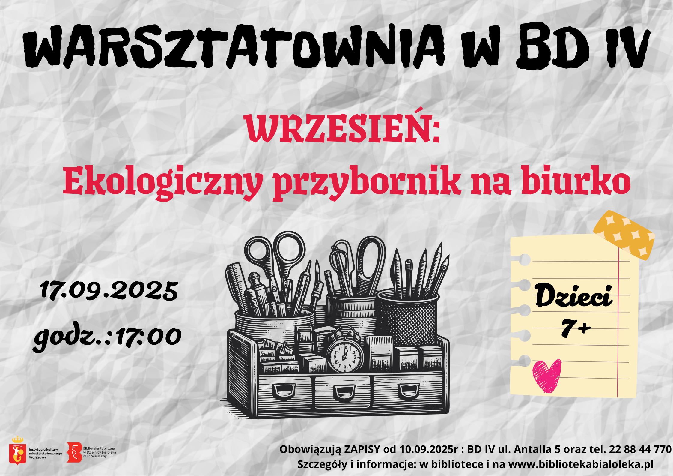 Read more about the article 🎨 WARSZTATOWNIA – twórcze spotkania dla małych artystów!