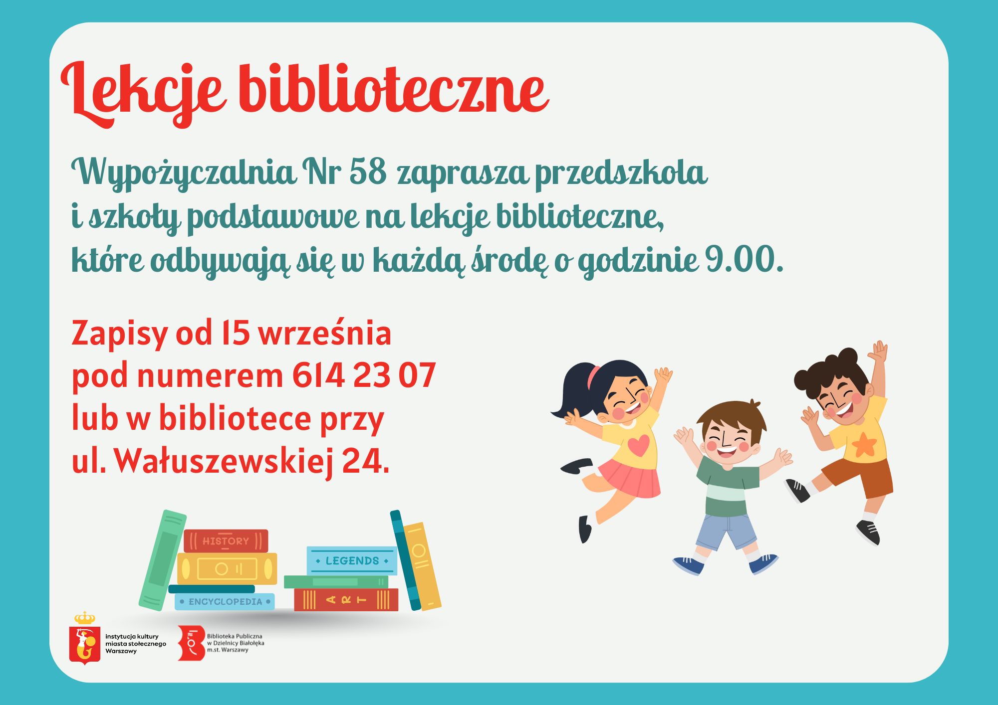 Read more about the article Lekcje biblioteczne w Wyp. 58