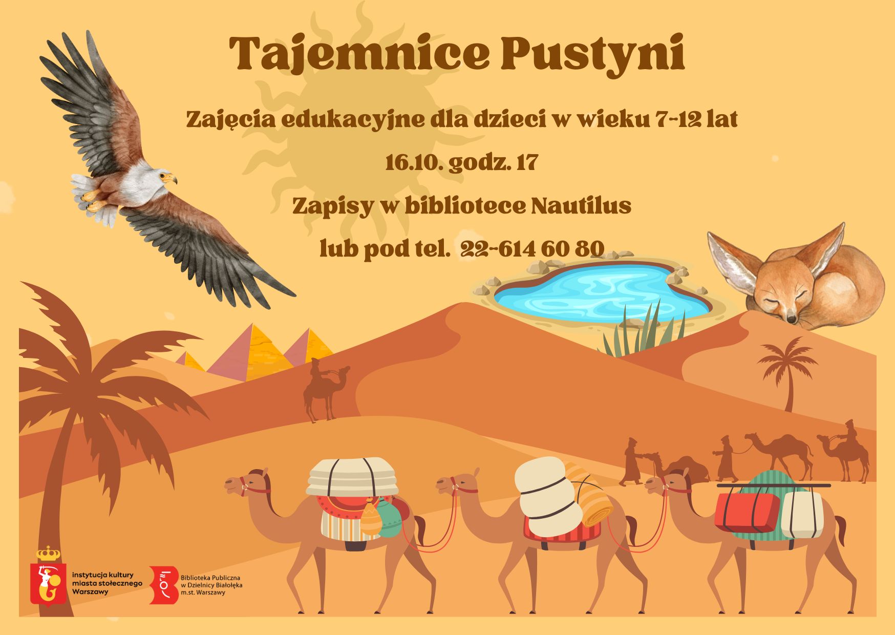 Read more about the article Zajęcia edukacyjne – „Tajemnice Pustyni”.