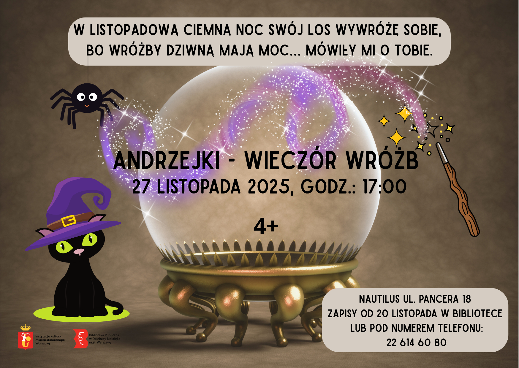 Read more about the article Andrzejki – wieczór wróżb w Nautilusie
