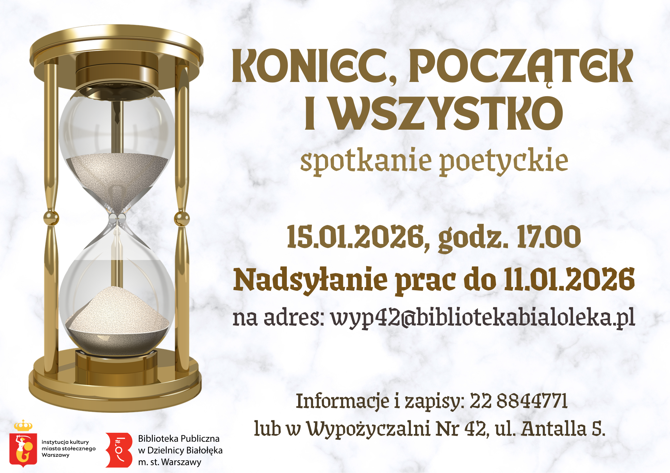 Read more about the article Spotkanie poetyckie w Wypożyczalni Nr 42