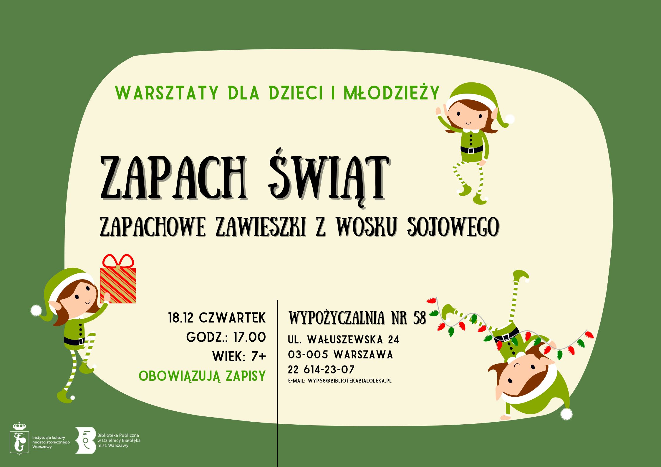 Read more about the article Zapach Świąt w Wypożyczalni Nr 58