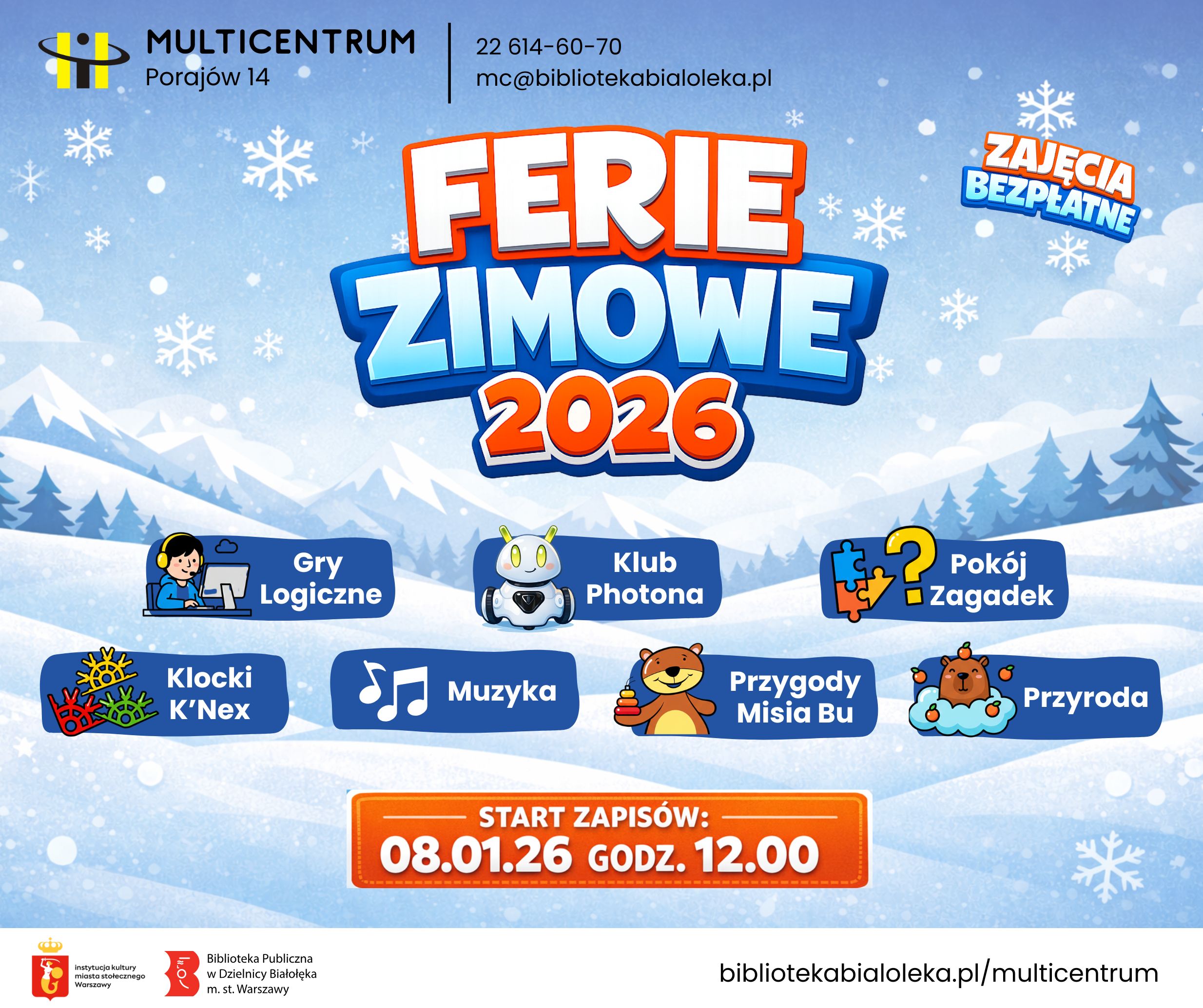 Read more about the article Ferie zimowe w MultiCentrum