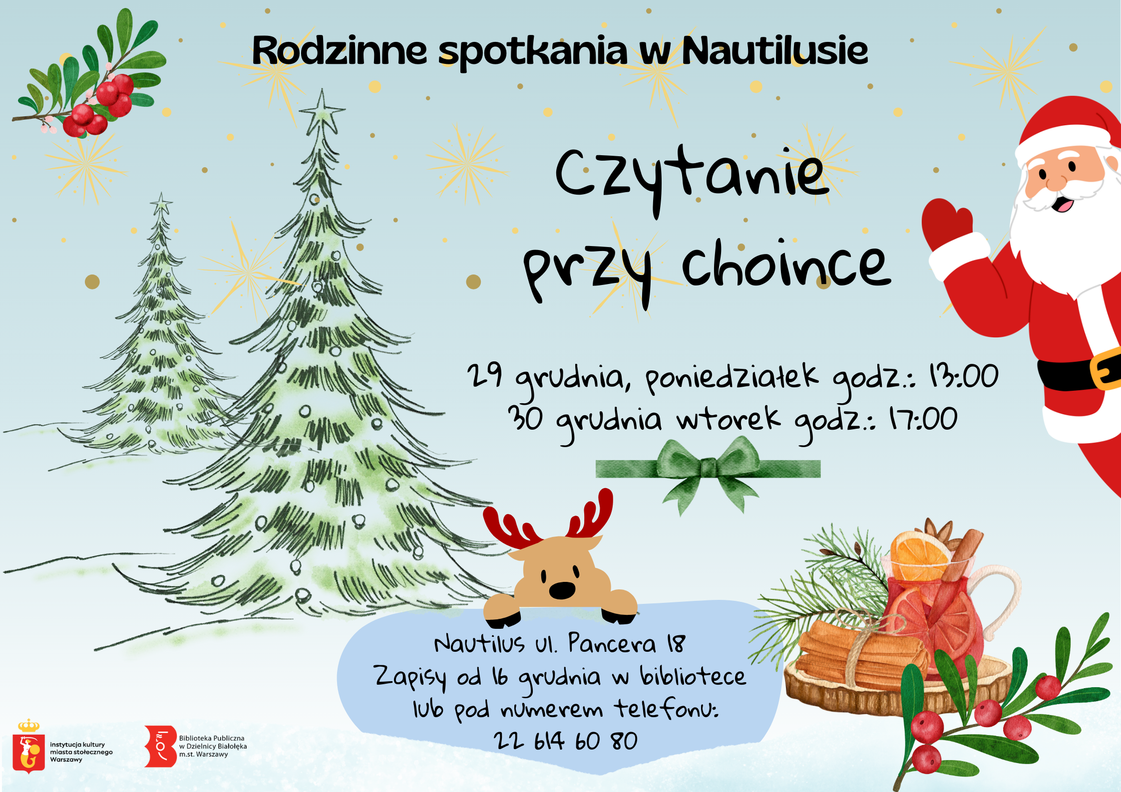 Read more about the article Czytanie przy choince w Nautilusie