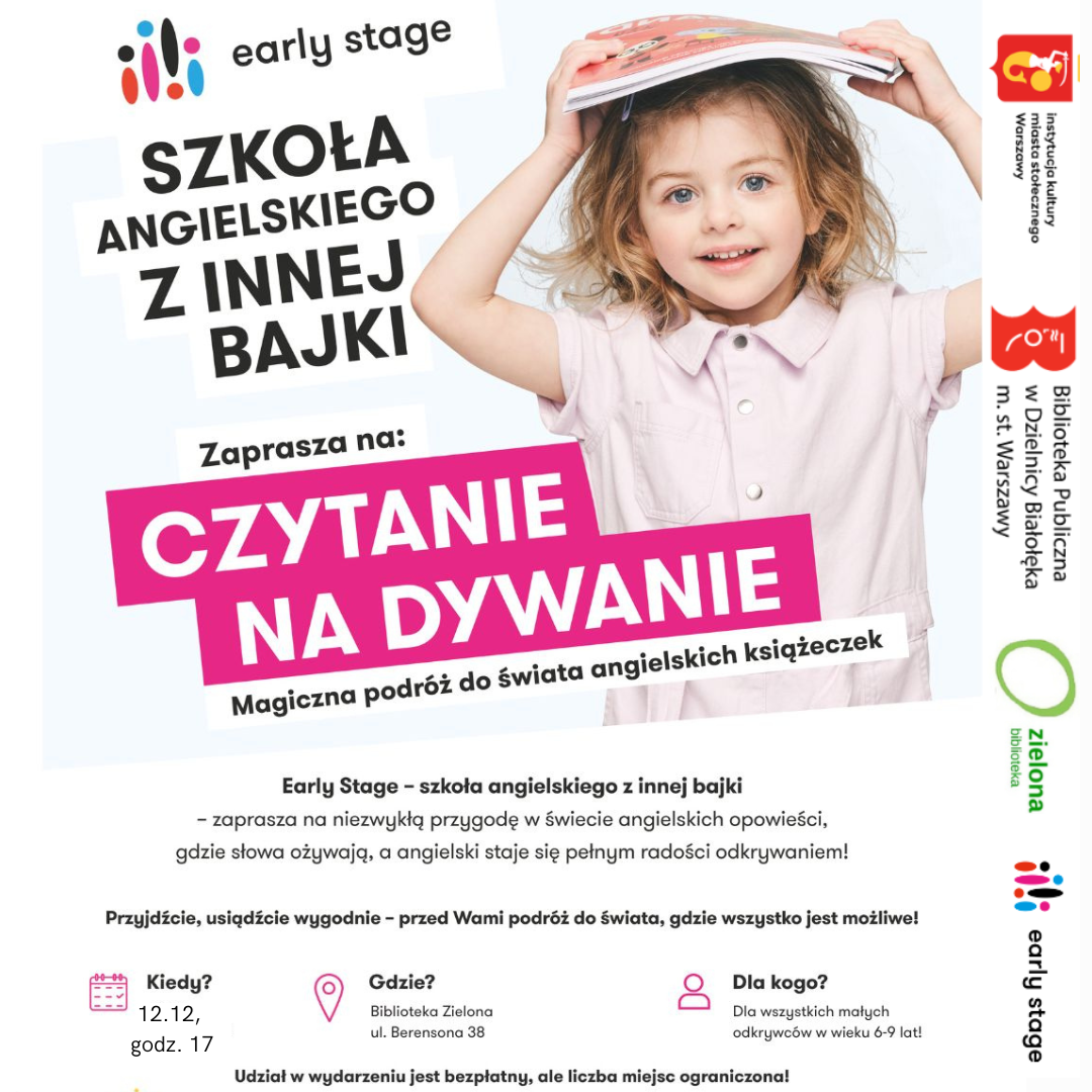 Read more about the article Czytanie na dywanie z Early Stage w Zielonej