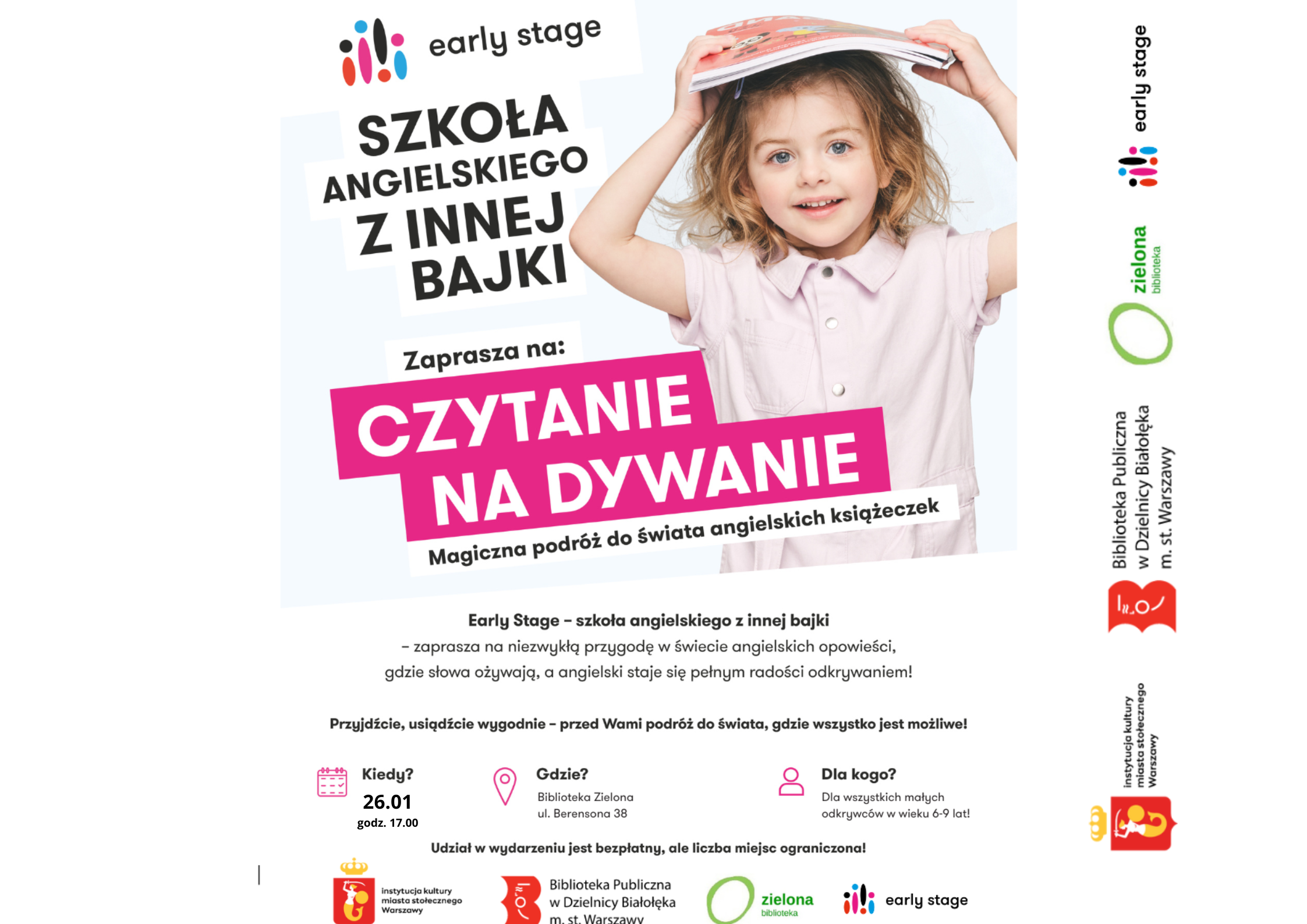 Read more about the article Czytanie na dywanie z Early Stage