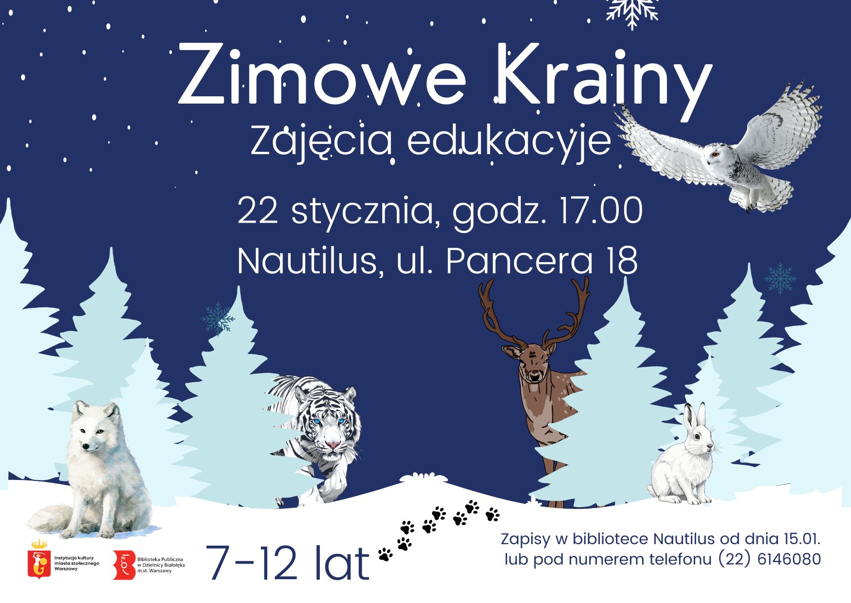 Read more about the article Zajęcia edukacyjne „Zimowe Krainy”