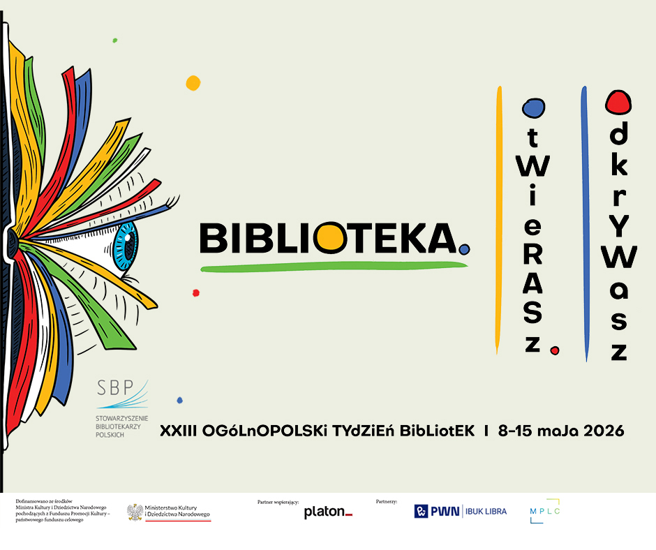 Read more about the article TYDZIEŃ BIBLIOTEK 8-15 MAJA 2026