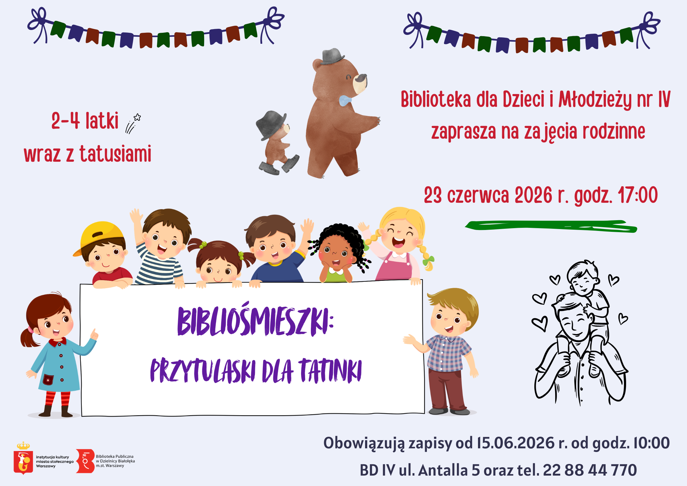 Read more about the article Bibliośmieszki: przytulaski dla Tatinki