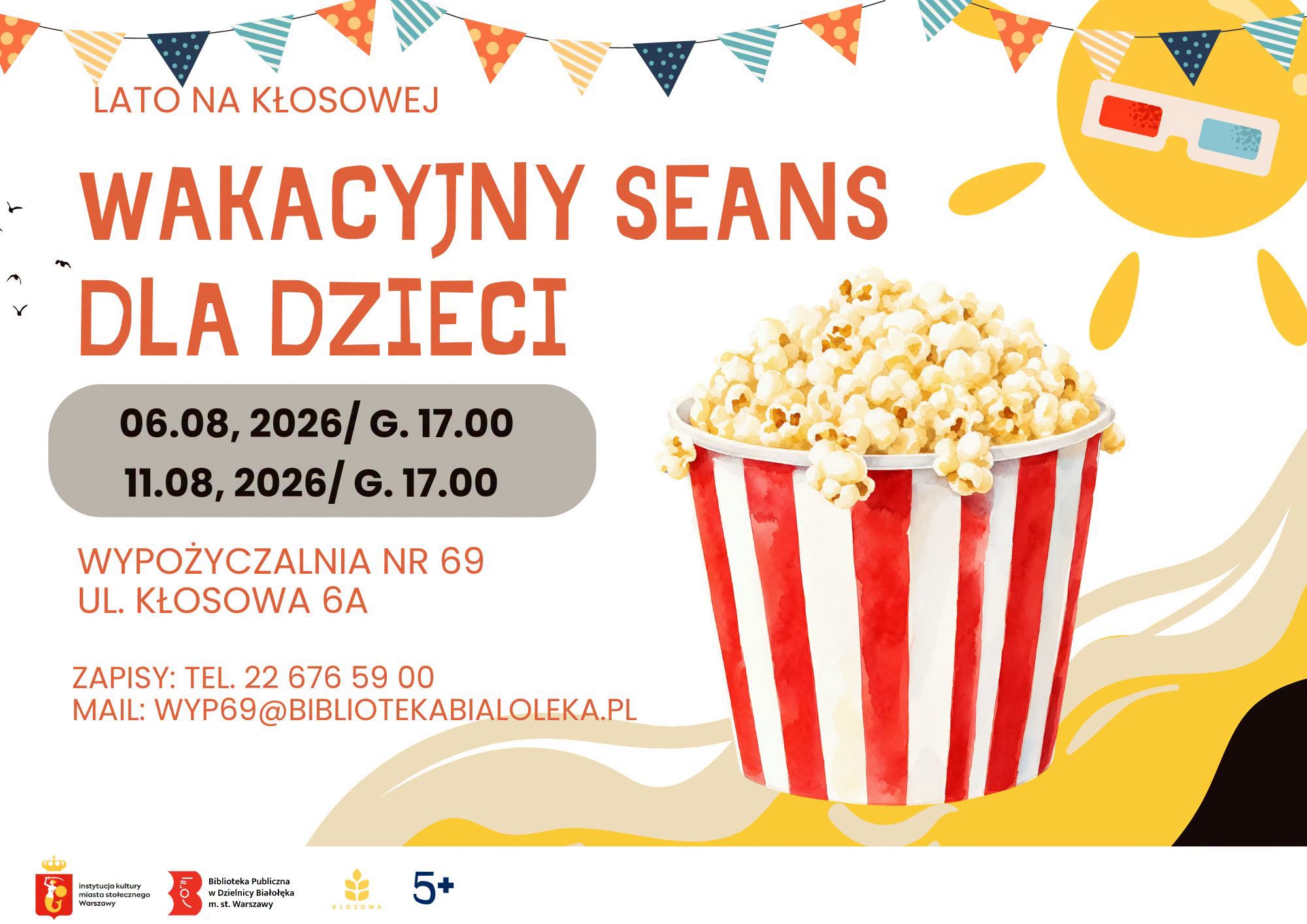 Read more about the article LATO NA KŁOSOWEJ – Wakacyjny seans