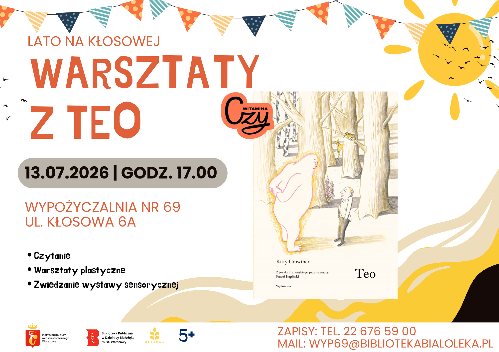 Read more about the article LATO NA KŁOSOWEJ – Warsztaty z Teo